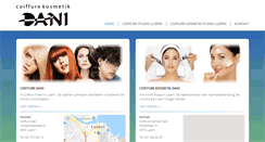 Desktop Screenshot of coiffure-dani.info